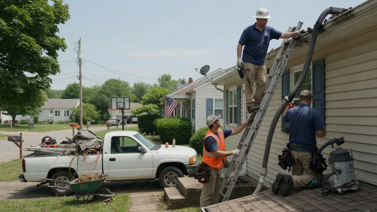Gutter Installation in Schlater, MS near me